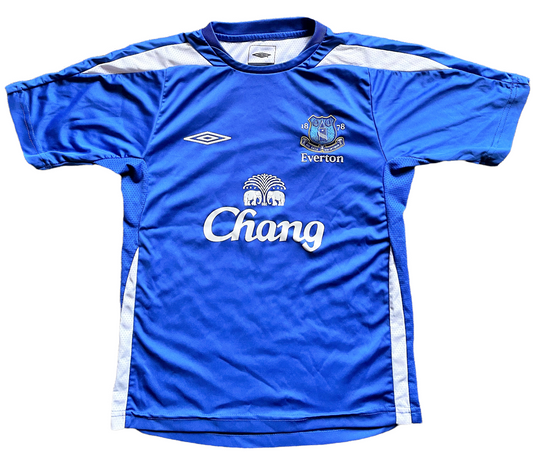 2005-06 Everton Home Shirt (very good) Small Boys.