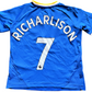 2021-22 Everton Shirt RICHARLISON #7 (excellent) Childs 6 year.