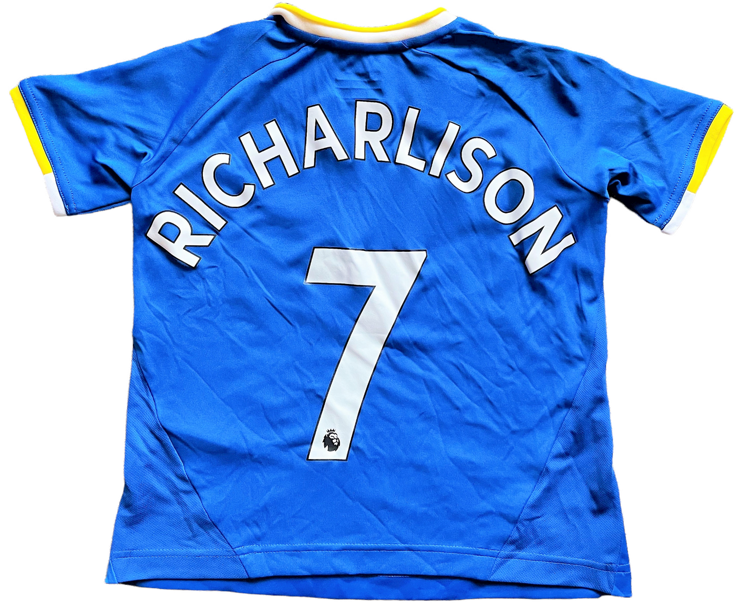 2021-22 Everton Shirt RICHARLISON #7 (excellent) Childs 6 year.