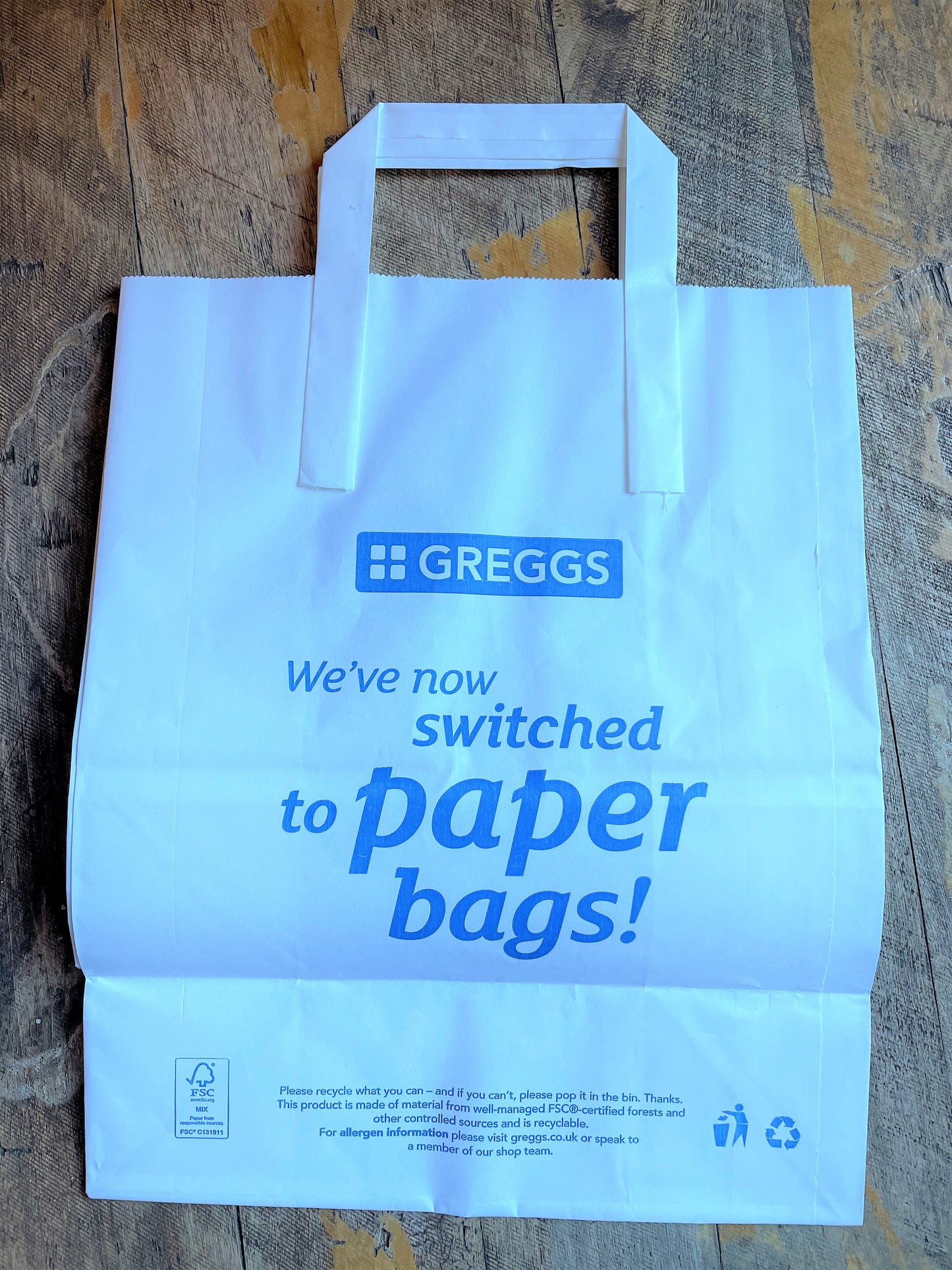 Gregg's paper bag