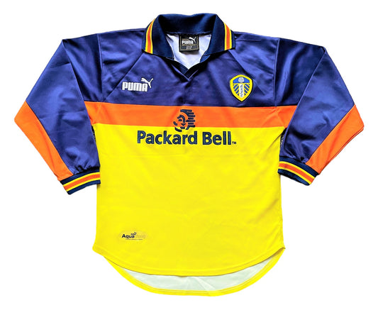 Leeds United Goalkeeper Shirt 1998 -00 (very good) Adult XS / Youths 30/32