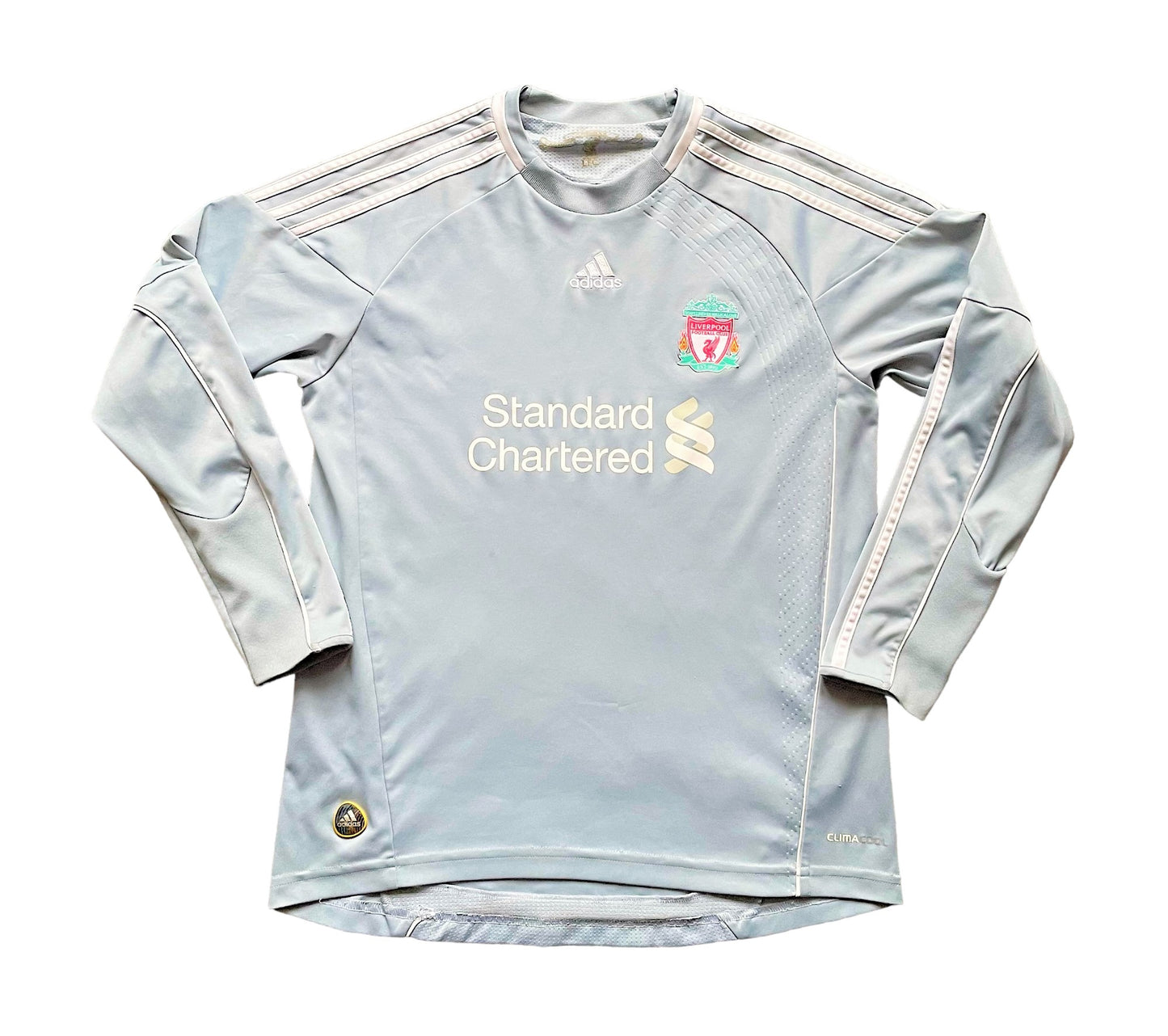 Liverpool Goalkeeper Shirt 2010/11 (excellent) Adults XXS/Youths 11 to 12 years. Height 20.5 inches