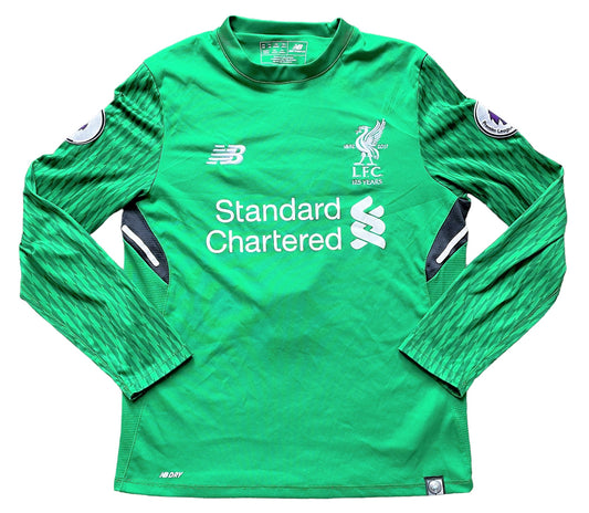 Liverpool Goalkeeper Shirt 2017 -18 JONES 1 (excellent) Adults XS / Youths see below