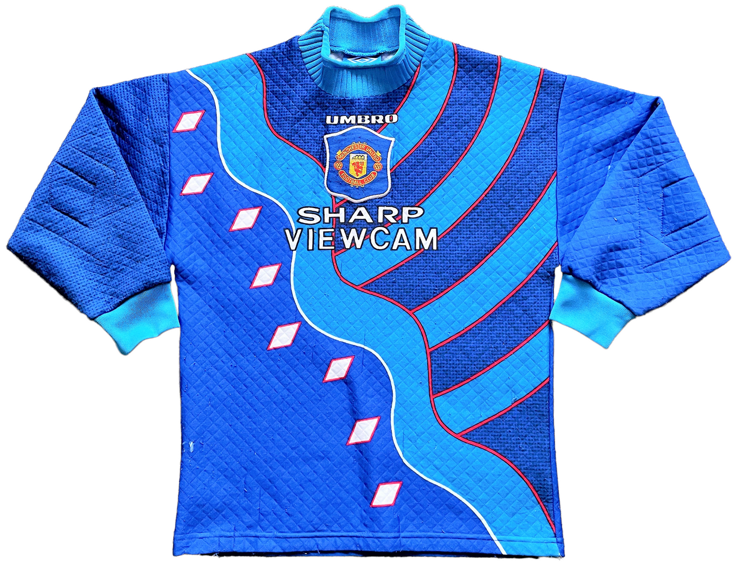 1995-97 Man United GK Home Shirt (good) Large Boys
