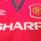 Man United Shirt 1994 HUGHES 10 (average) Childs. Height 16 inches