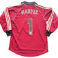 Newcastle Goalkeeper Shirt 1999 HARPER 1 (very good) Adults Small/Large Youths