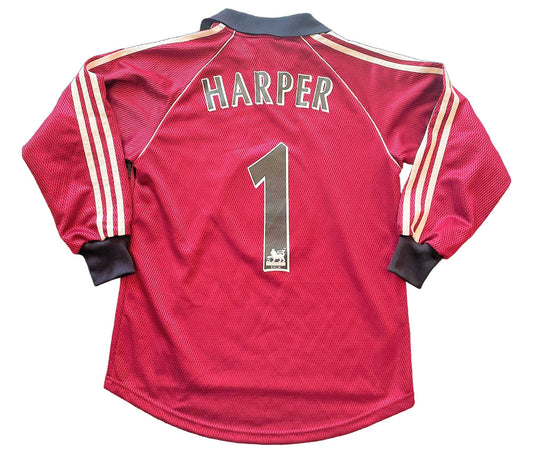 Newcastle Goalkeeper Shirt 1999 -00 HARPER 1 (very good) Adults Small / Large Youths