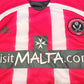 Sheffield United 2008 Home Shirt (very good) Adults XS/Youths 30-32. Height 24 inches