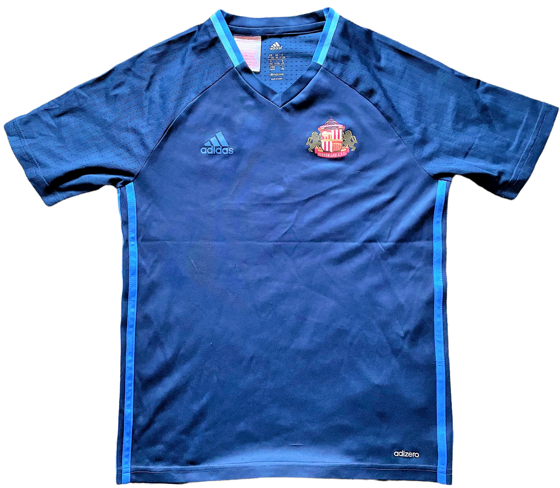 2016 Sunderland Training Shirt (excellent) 11 to 12 years