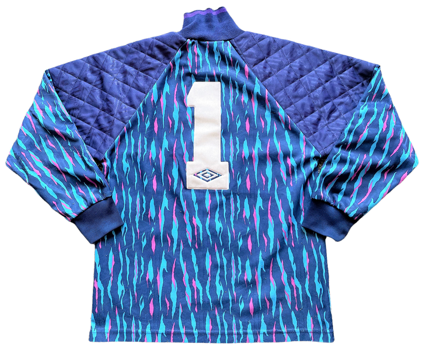 Tottenham 1991 Goalkeeper Shirt (average) size faded Adults XXS/Youths. Height 21 inch