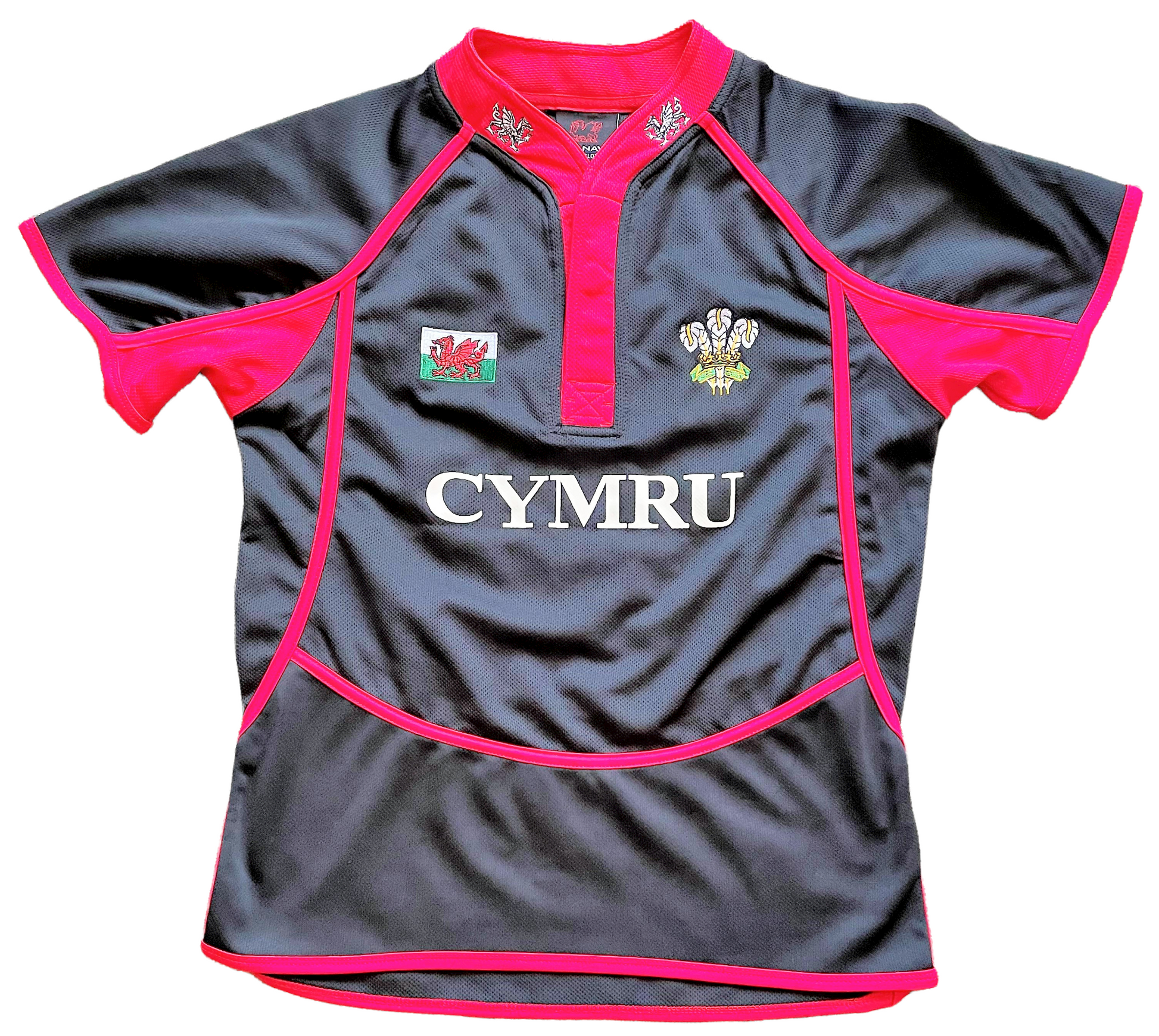 Wales Rugby Fan Shirt CYMRU (excellent) Large Boys.