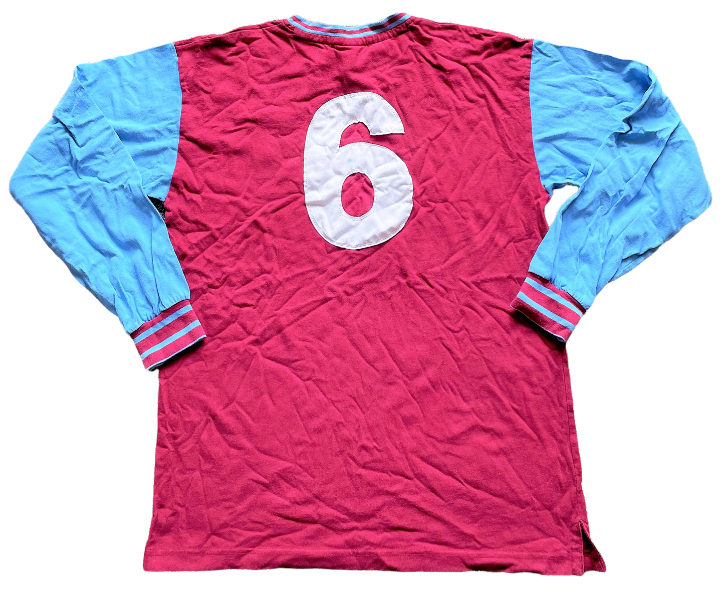 West Ham 1963 Home Shirt Remake (excellent) Adults Large -more like Small. Height 25 inches