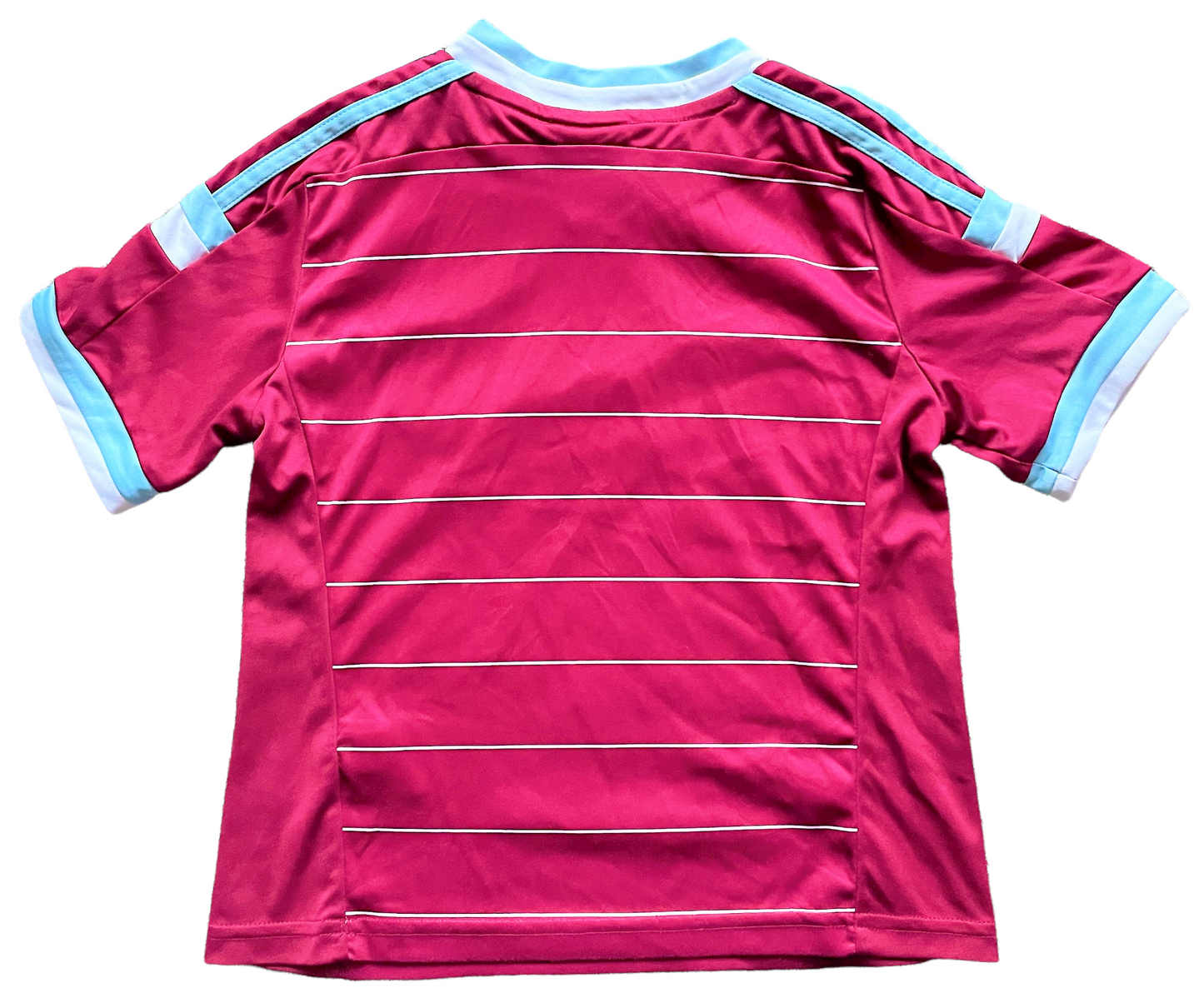 West Ham 2014 Home Shirt (very good) Childs 4-5 years. Height 15 inches