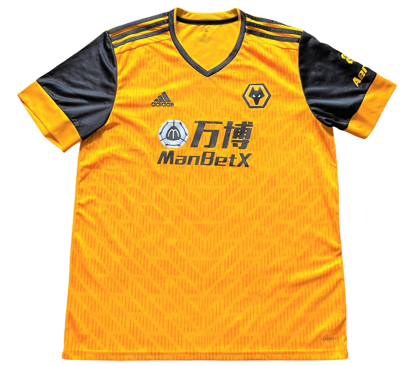 Wolves 2020 Home Shirt (excellent) Adults XL. Height 26 inches.
