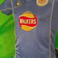 Leicester Home Shirt 2000 (excellent) Youths 30-32. Height 18 inches